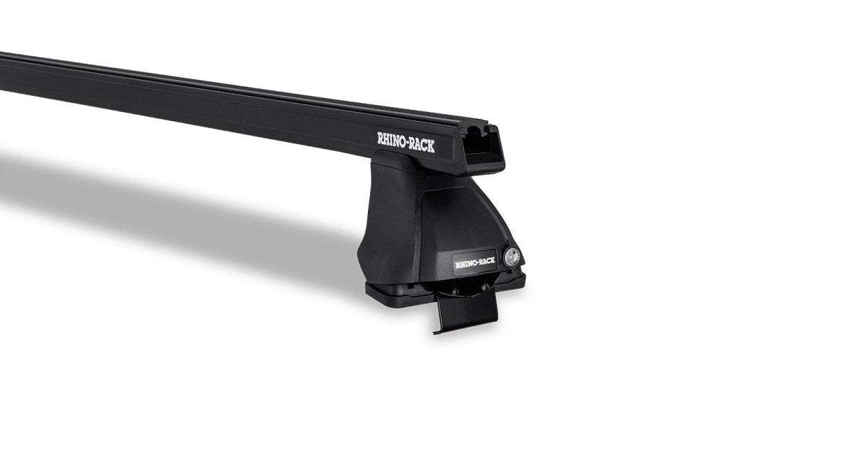 Kit 2 barres de toit Heavy Duty noire 1250mm série 2500 Nissan Navara D22 1997-2015 - RHINO-RACK - Nissan Navara D22