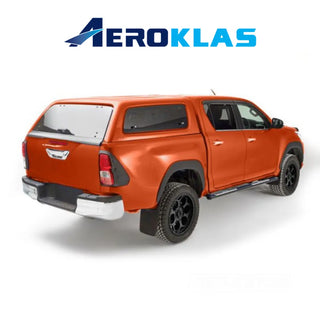 Hardtop Aeroklas Stylish Toyota Hilux DC 2016+ Fenêtres Battantes sur Xperts4x4 Accessoires 4x4 Off-Road