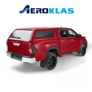 Hardtop Aeroklas Stylish Toyota Hilux DC 2016+ Fenêtres Battantes sur Xperts4x4 Accessoires 4x4 Off-Road