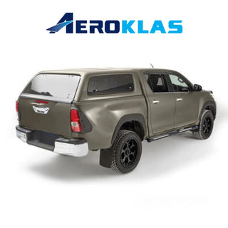Hardtop Aeroklas Stylish Toyota Hilux DC 2016+ Fenêtres Battantes sur Xperts4x4 Accessoires 4x4 Off-Road