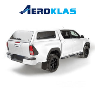 Hardtop Aeroklas Stylish Toyota Hilux DC 2016+ Fenêtres Battantes sur Xperts4x4 Accessoires 4x4 Off-Road