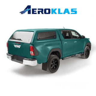 Hardtop Aeroklas Stylish Toyota Hilux DC 2016+ Fenêtres Battantes sur Xperts4x4 Accessoires 4x4 Off-Road