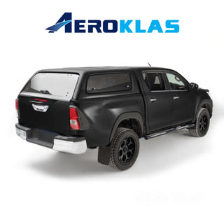 Hardtop Aeroklas Stylish Toyota Hilux DC 2016+ Fenêtres Battantes sur Xperts4x4 Accessoires 4x4 Off-Road