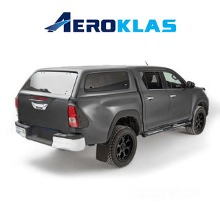 Hardtop Aeroklas Stylish Toyota Hilux DC 2016+ Fenêtres Battantes sur Xperts4x4 Accessoires 4x4 Off-Road