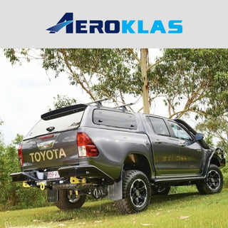 Hardtop Aeroklas Stylish Toyota Hilux DC 2016+ Fenêtres Battantes sur Xperts4x4 Accessoires 4x4 Off-Road