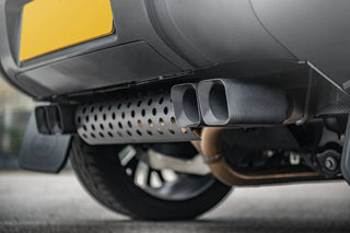 Échappement Quad Satin Black KAHN - Defender 110 2.0L (2020+) sur Xperts4x4 Accessoires 4x4 Off-Road