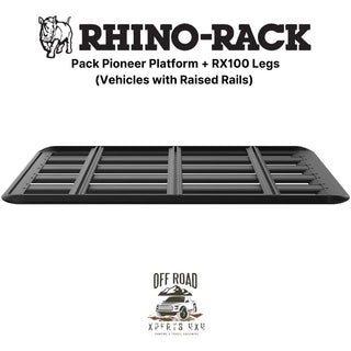 Kit Galerie de Toit 1500x1240mm sur Barres Longitudinales RHINO-RACK sur Xperts4x4 Accessoires 4x4 Off-Road