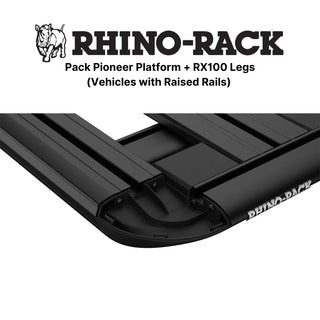 Kit Galerie de Toit 1500x1240mm sur Barres Longitudinales RHINO-RACK sur Xperts4x4 Accessoires 4x4 Off-Road
