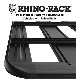 Kit Galerie de Toit 1500x1240mm sur Barres Longitudinales RHINO-RACK sur Xperts4x4 Accessoires 4x4 Off-Road