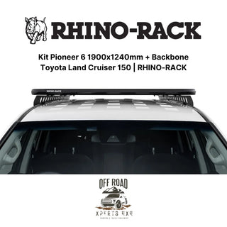 Kit Galerie de Toit 1900x1240mm avec Backbone Toyota Land Cruiser 150 RHINO-RACK sur Xperts4x4 Accessoires 4x4 Off-Road