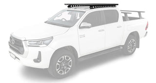 Kit Galerie de Toit + Backbone Rhino-Rack 1500x1240 mm Toyota Hilux 2016+ DC sur Xperts4x4 Accessoires 4x4 Off-Road