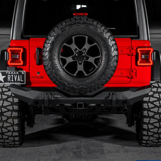 Pare-choc Arrière STUBBY Aluminium Rival4x4 Jeep Wrangler JL sur Xperts4x4 Accessoires 4x4 Off-Road