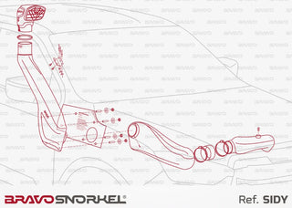Snorkel Bravo 4x4 - Isuzu D-Max 2020+ sur Xperts4x4 Accessoires 4x4 Off-Road