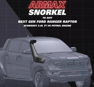 Snorkel Ford RAPTOR 2023+ 3.0L V6 Essence Safari 4x4 Armax sur Xperts4x4 Accessoires 4x4 Off-Road