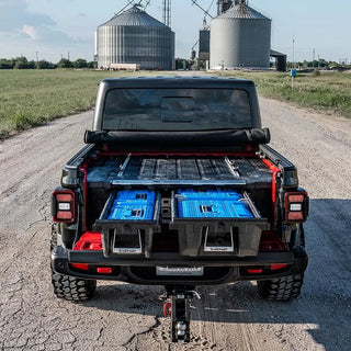 Tiroirs DECKED Jeep Gladiator (2020+) Rangement 4x4 sur Xperts4x4 Accessoires 4x4 Off-Road