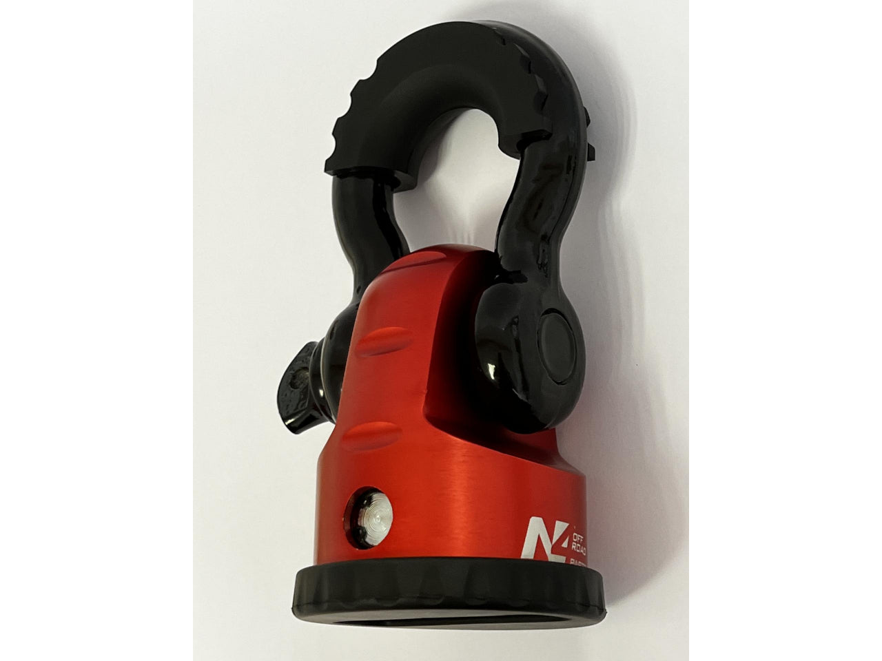 Arrêt de corde 8T en aluminium anodisé rouge pour fixation manille N4-Offroad sur Xperts4x4 Accessoires 4x4 Off-Road