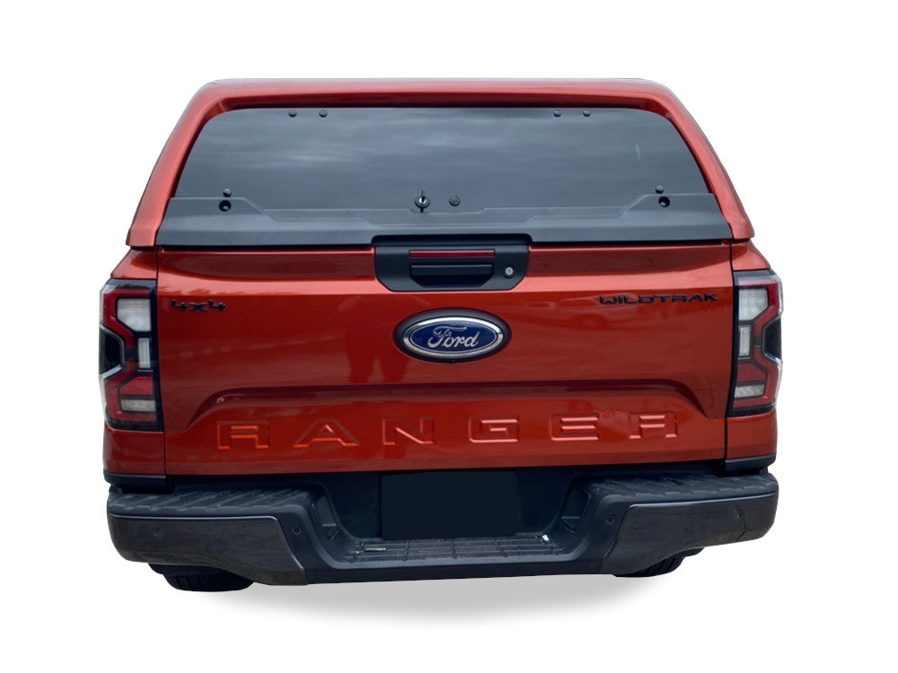 Hardtop Aeroklas avec Fenêtres Coulissantes Ford Ranger/Raptor 2023+ NEXT GEN sur Xperts4x4 Accessoires 4x4 Off-Road