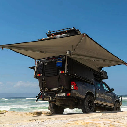 Auvent 270° Alu-Cab - 2,6m | Autoportant & Résistant sur Xperts4x4 Accessoires 4x4 Off-Road
