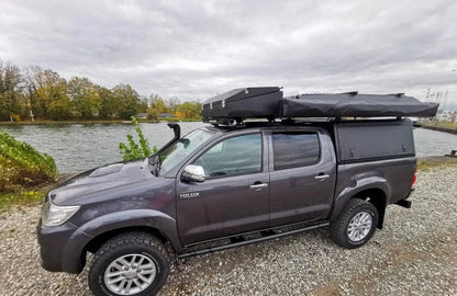 Hardtop Alu-Cab Explorer 3 Toyota Hilux 2005 à 2015 - Noir sur Xperts4x4 Accessoires 4x4 Off-Road