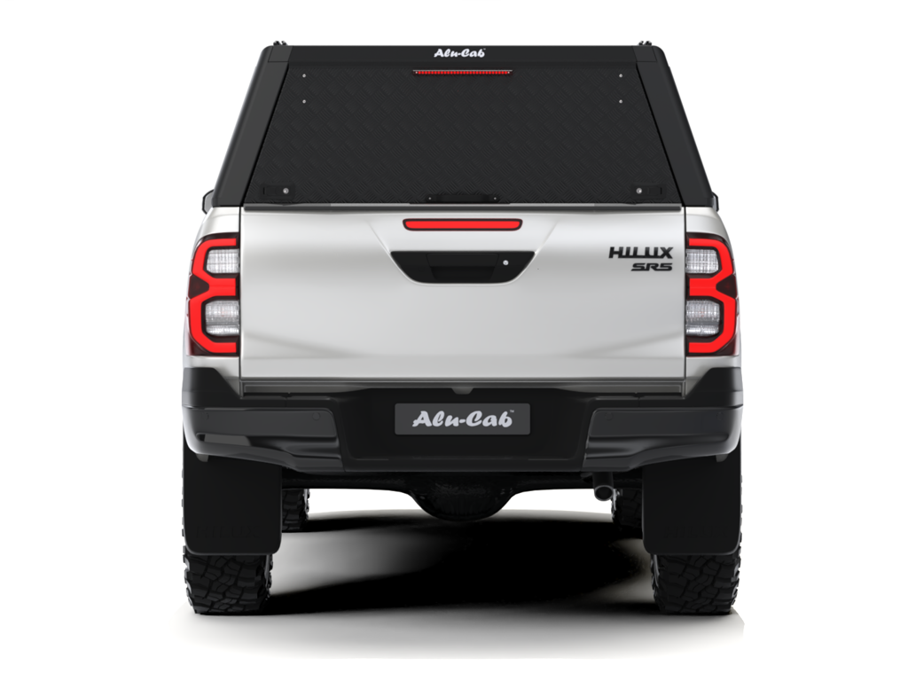 Hardtop Alu-Cab "Guard" pour Toyota Hilux Revo 2016+ Extra Cab, en aluminium, robuste et adapté pour le modèle.