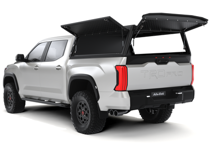 Hardtop Alu-Cab "Guard" en aluminium pour Toyota Tundra 2022+ avec texture, robuste et durable, installation facile.