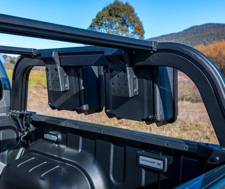 Support de benne ARB et galerie de toit Baserack pour Toyota Hilux Revo 2016+ Double Cab, accessoires pour coffre de toit.