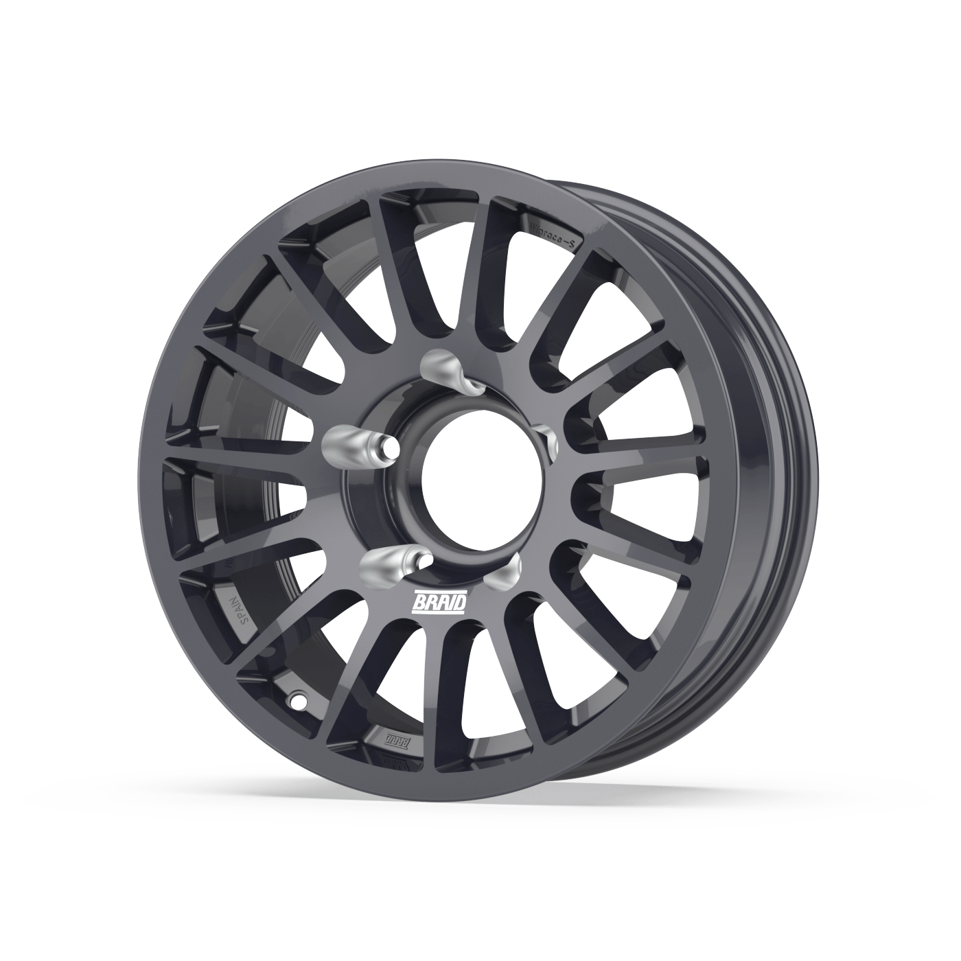 Jante Alu BRAID Winrace S Noire 8x17 6x139.7 ET20