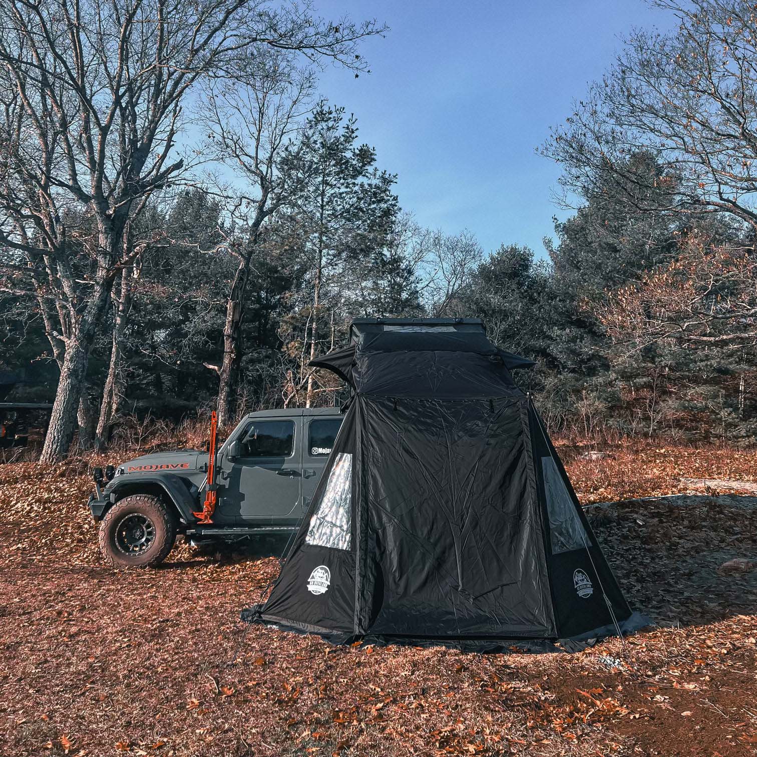 Annexe pour tente de toit GO OVERLAND CANADA EXPEDITION-M, abri 13m², adapté pour quatre saisons, en tissu robuste.