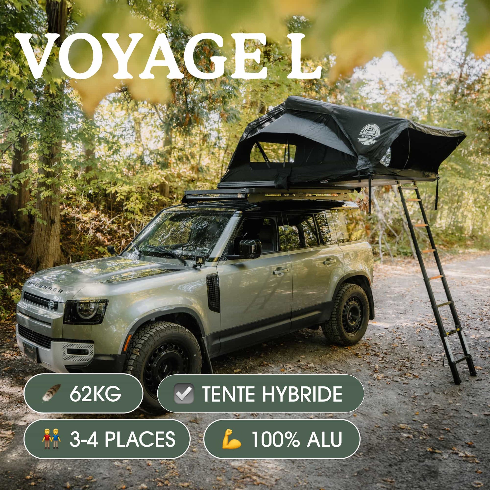 Tente de Toit Voyage L – Go Overland Canada