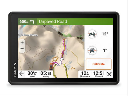 GPS GARMIN Tread 2 Overland Edition, navigation et indicateurs d’inclinaison