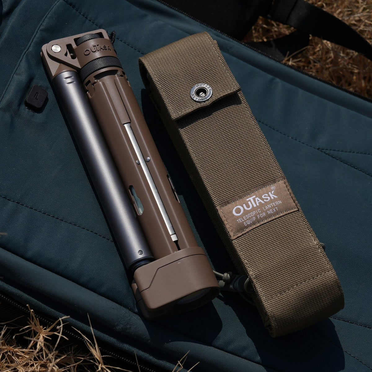 Housse rembourrée pour lampe TD-2 marron | OUTASK Xperts 4x4