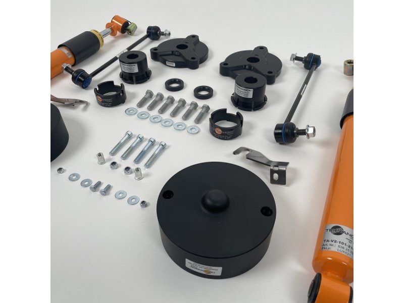 Kit rehausse +45 mm Mercedes Vito W447 4WD | TERRANGER Xperts 4x4