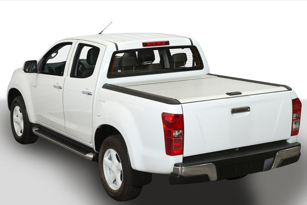 Rideau de benne Mountain Top MTR pour Isuzu D-Max double cabine 2012-2020, couvre-benne robuste et adapté pour camion.