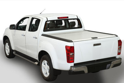 Rideau de benne Mountain Top MTR pour Isuzu D-Max double cabine 2012-2020, couvre-benne robuste et adapté pour camion.
