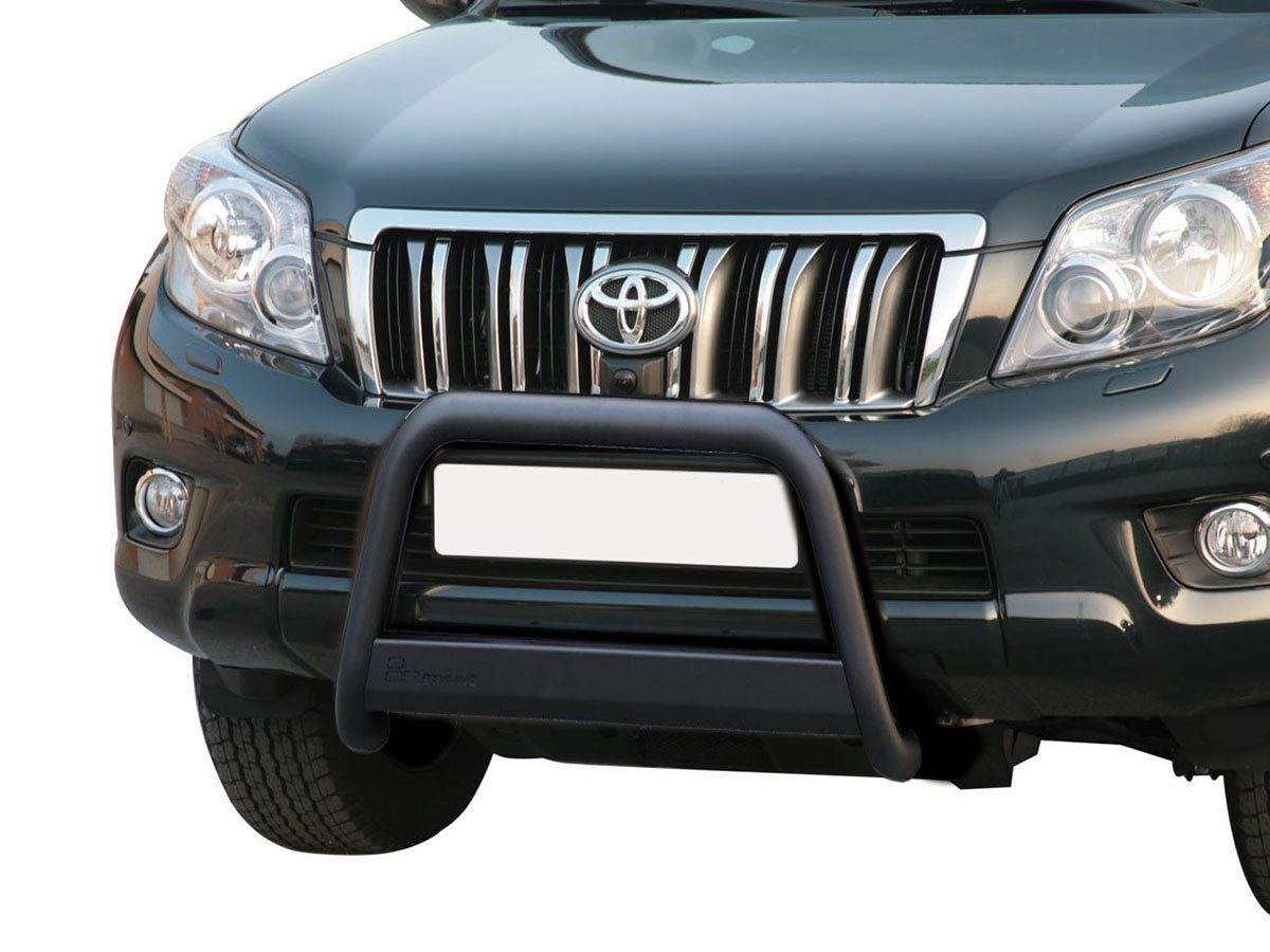 Pare-buffle MISUTONIDA4X4 en inox noir Ø63 mm pour Toyota Land Cruiser J150 2009-2013