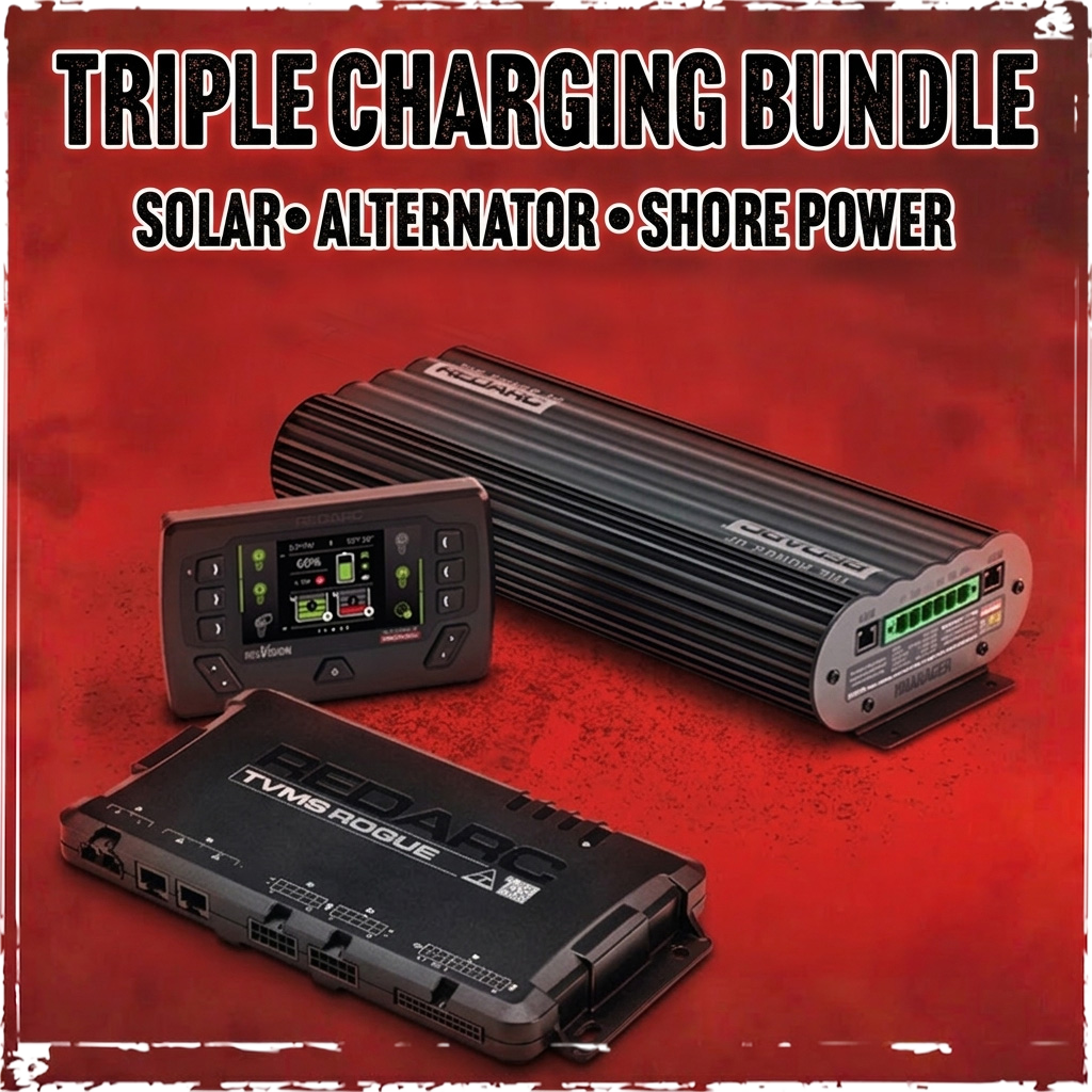 Système Gestion Batterie REDARC SOLILA Manager30 + TVMS Rogue 4x4 sur Xperts4x4 Accessoires 4x4 Off-Road