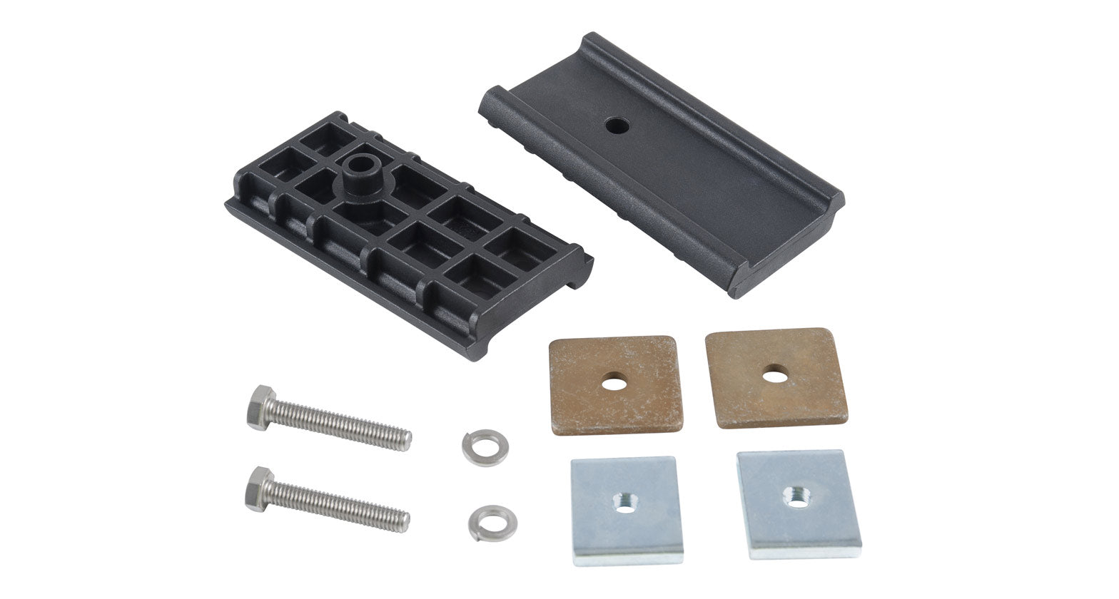 Kit de 2 barres de toit Vortex 1500mm RHINO-RACK pour VW Transporter T5/T6, vue des barres de toit en aluminium robustes