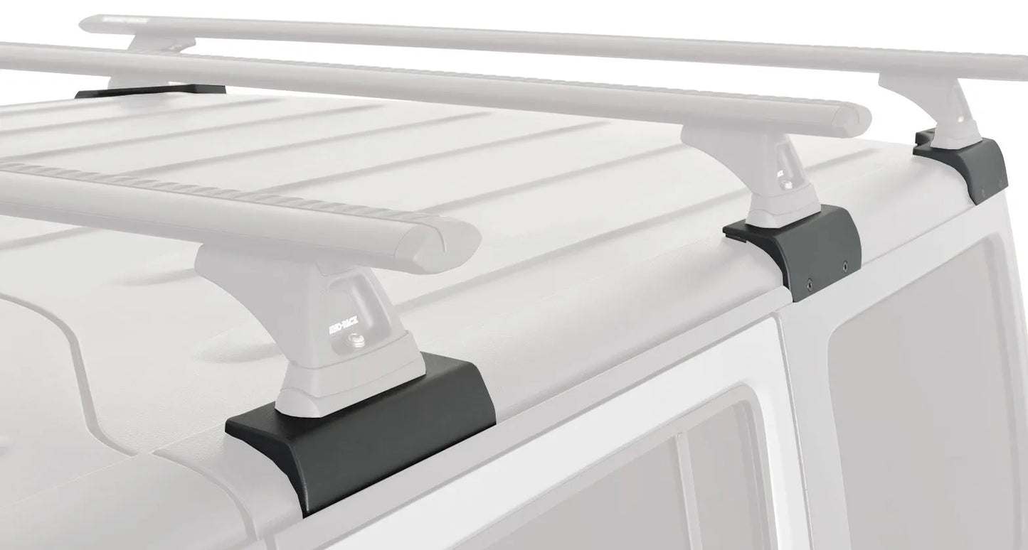 Kit x2 Barres de Toit 1500mm Heavy Duty (Système Backbone) - Jeep Wrangler JK 4 portes - RHINO-RACK sur Xperts4x4 Accessoires 4x4 Off-Road