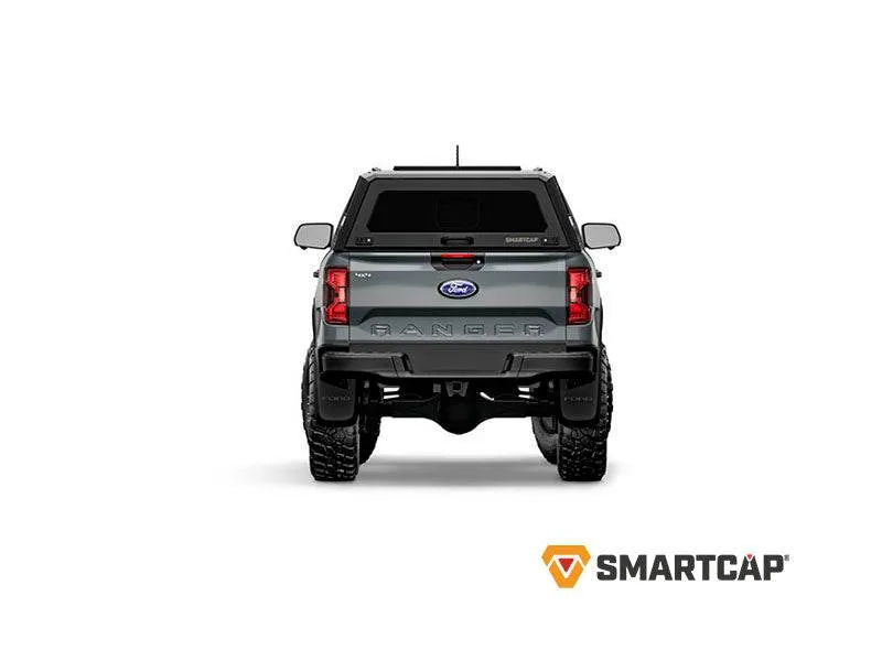 Hardtop RSI EVOs SPORT pour Ford Ranger/Raptor 2023+ Next Gen, en couleur noire, installation sur la caisse du véhicule.