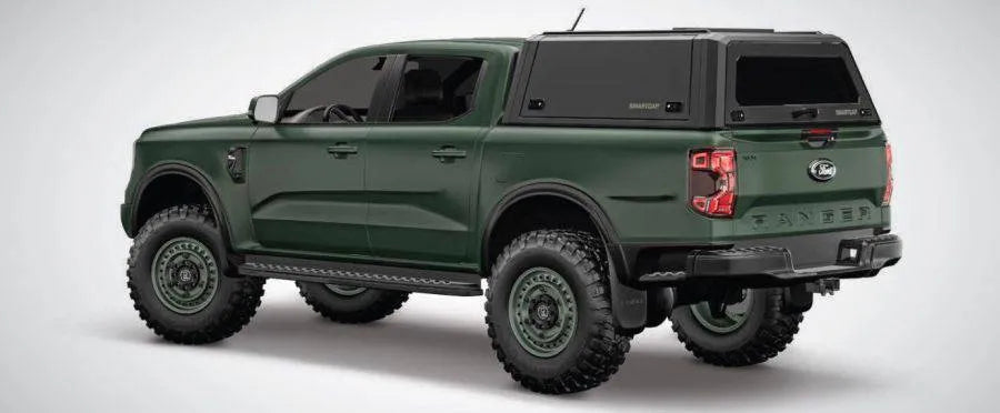 Hardtop RSI SMARTCAP pour Ford Raptor 2023+ Next Gen, robuste et adapté à l'aventure, visible en image.