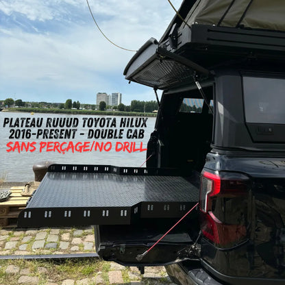 Plateau Coulissant RUUUD Toyota Hilux REVO 2016 a Present Double Cab (Sans Perçage) sur Xperts4x4 Accessoires 4x4 Off-Road