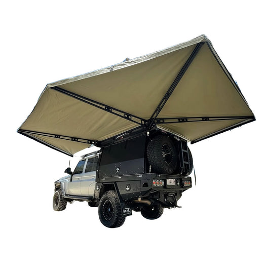 Auvent 270° XT MAX The Bush Company – Auto-Portant 4x4 sur Xperts4x4 Accessoires 4x4 Off-Road
