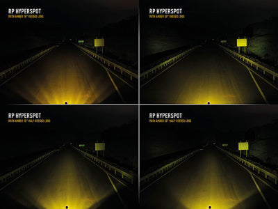 Lentille LAZER LAMPS ambré Half-strié – 30 degrés – RP-Série/Utility-80 HD LAZER LAMPS sur Xperts4x4 Accessoires 4x4 Off-Road