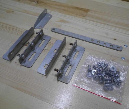 Supports universels auvent 270° Alu-Cab en acier inoxydable sur Xperts4x4 Accessoires 4x4 Off-Road