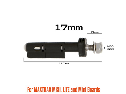 Fixation rapide Maxtrax MKII - Set de 4 pièces - Longueur filetage 17mm sur Xperts4x4 Accessoires 4x4 Off-Road