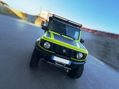 Protection capot aluminium strié 2mm Suzuki Jimny 2018+ N4-Offroad sur Xperts4x4 Accessoires 4x4 Off-Road