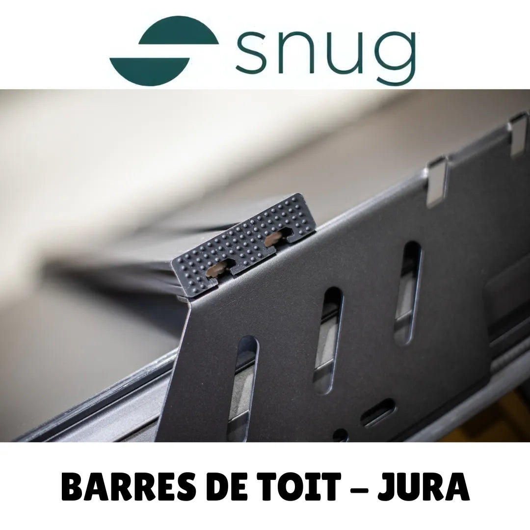 Kit Barres de Portage Tente de Toit SNUG JURA sur Xperts4x4 Accessoires 4x4 Off-Road