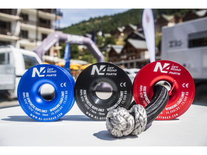 Anneau de treuillage 13.5T en aluminium anodisé bleu N4-Offroad sur Xperts4x4 Accessoires 4x4 Off-Road