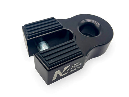 Arrêt de corde 10T alu noir pour manille souple N4-Offroad sur Xperts4x4 Accessoires 4x4 Off-Road