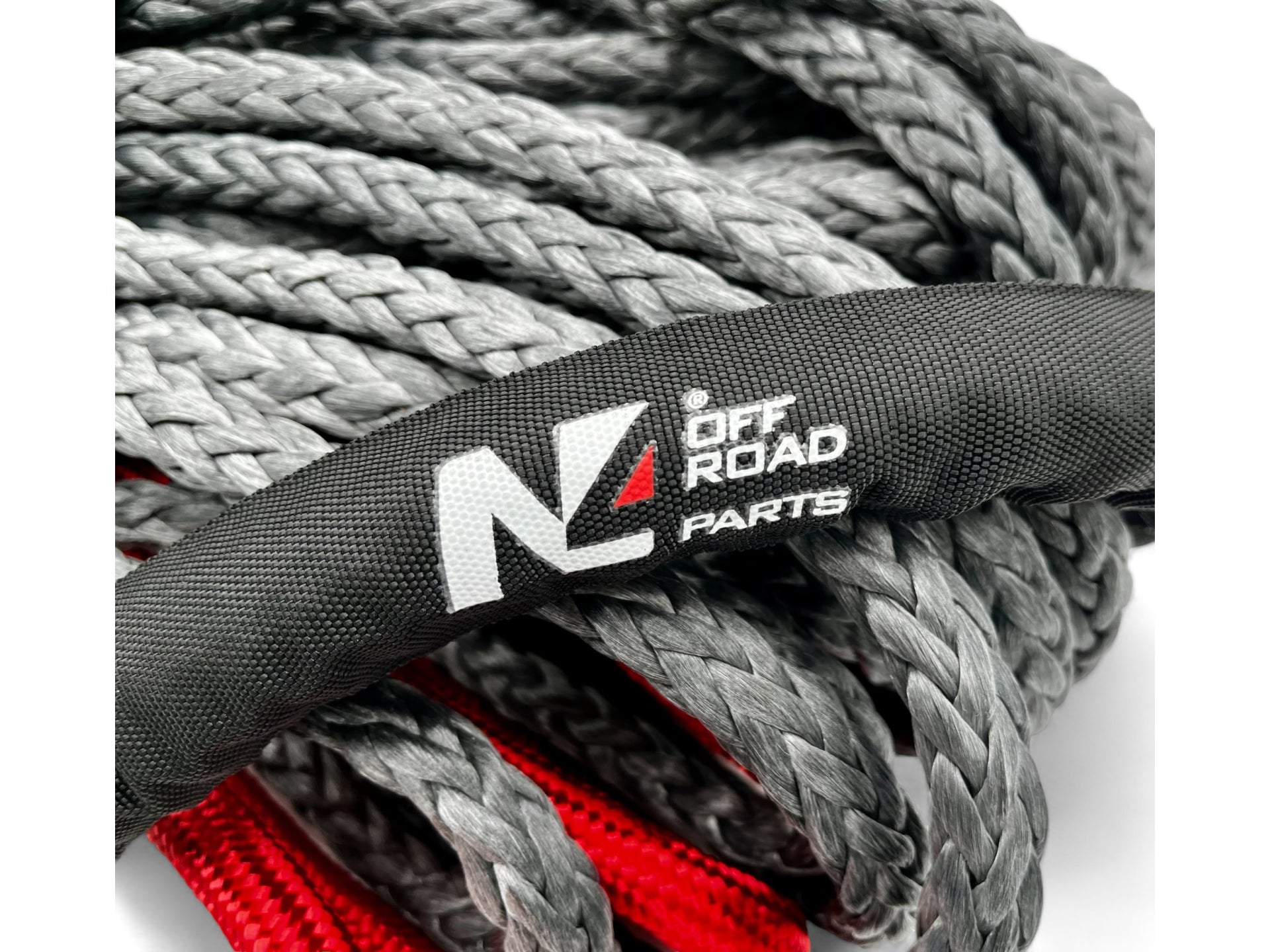 Corde synthétique de treuil 12mm x 28M - Jusqu'à 6.8T N4-Offroad sur Xperts4x4 Accessoires 4x4 Off-Road